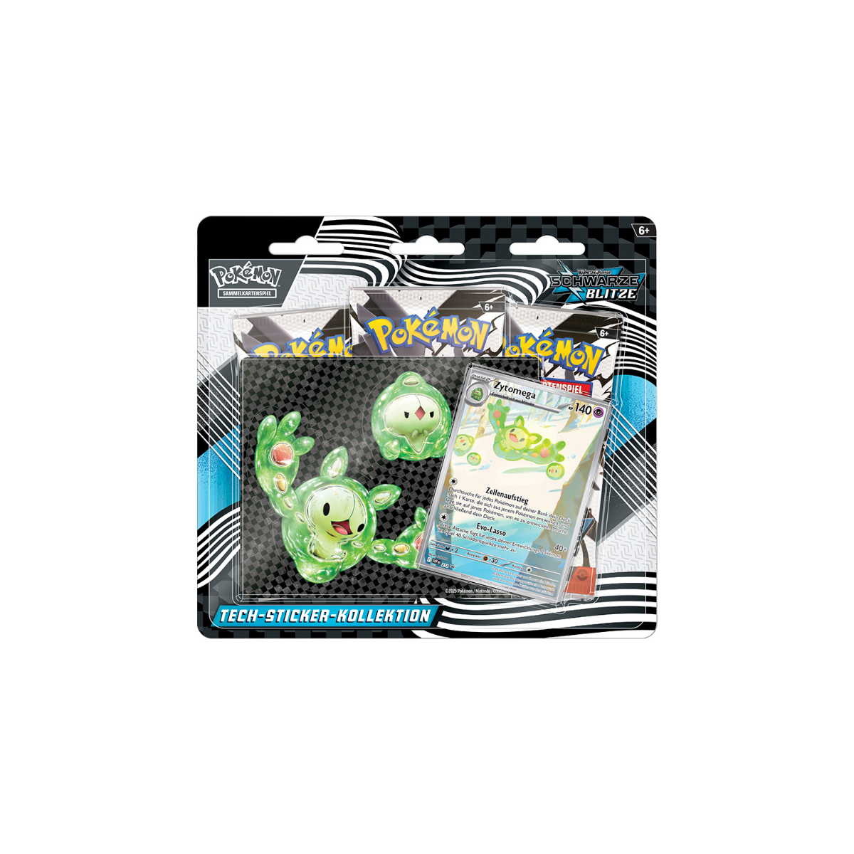 Pokemon Karmesin & Purpur Schwarze Blitze Tech-Sticker-Kollektion - Zytomega (deutsch)