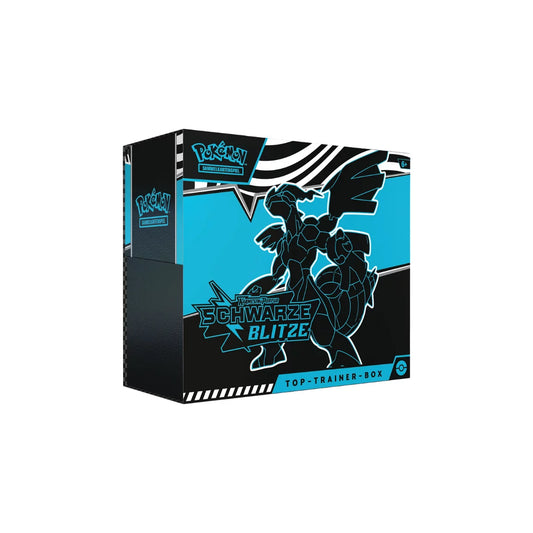 Pokémon Sammelkarten Karmesin & Purpur 10.5 Top-Trainer-Box Schwarze Blitze Zekrom