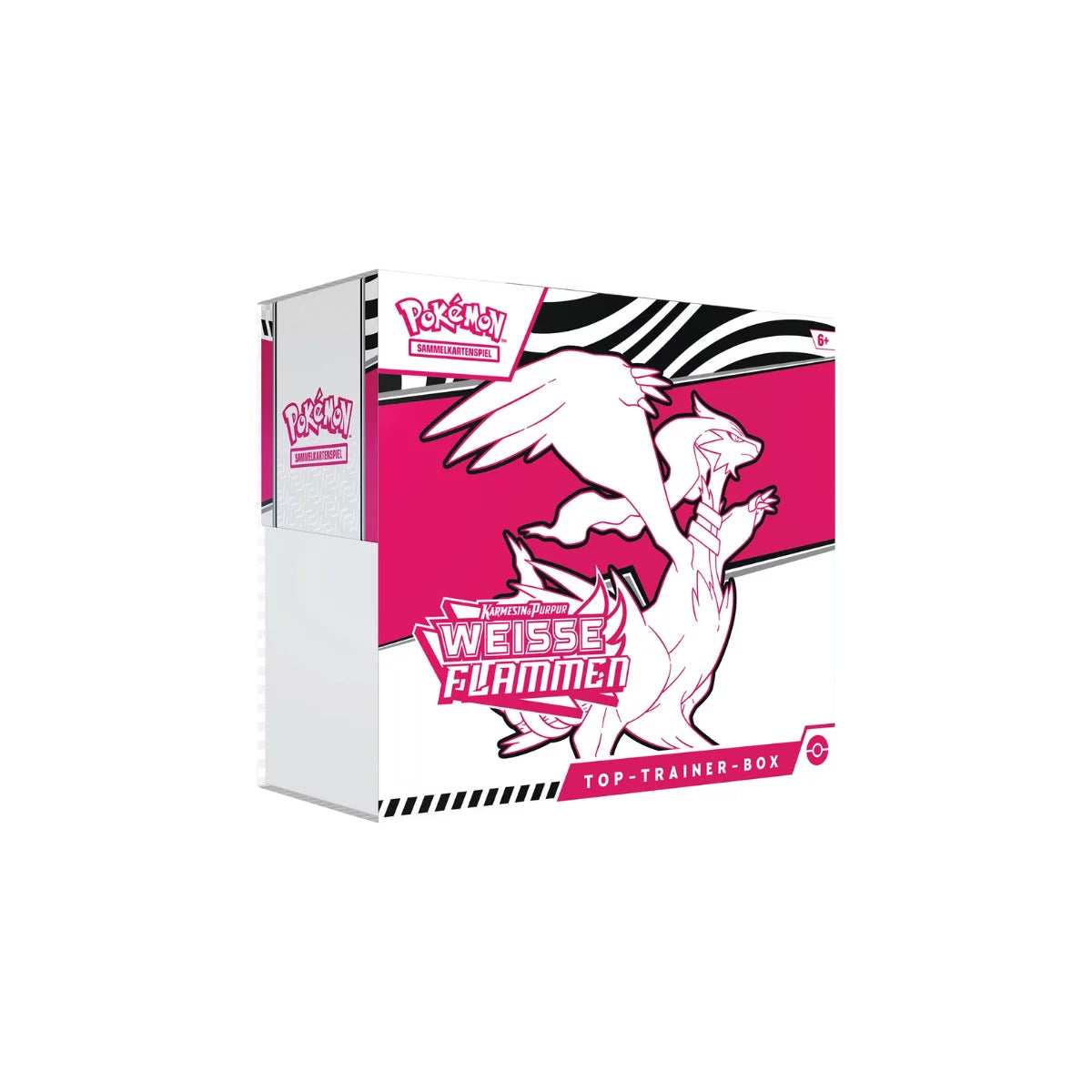 Pokémon Sammelkarten Karmesin & Purpur 10.5 Top-Trainer-Box Weisse Flammen Reshiram
