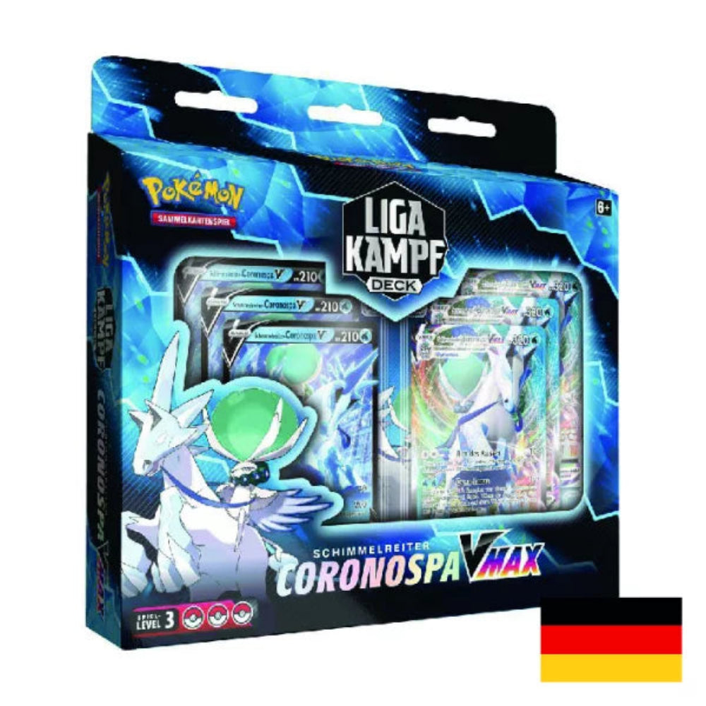 Pokemon Liga Kampf Deck - Schimmelreiter Coronospa VMAX (deutsch)