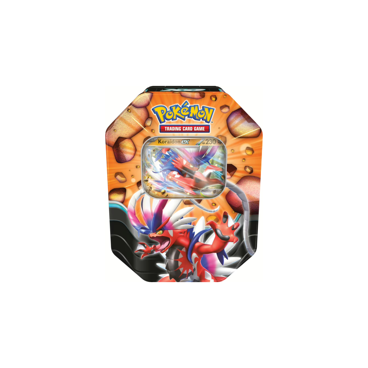 Pokemon Schlagkräftige Legenden Tin Box Koraidon ex - Deutsch - 4 Booster
