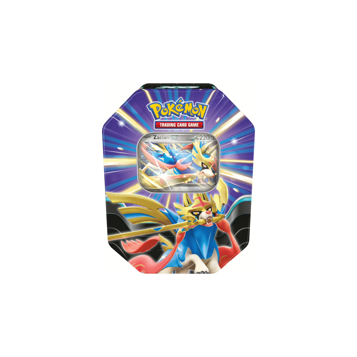 Pokemon Schlagkräftige Legenden Tin Box Zacian ex - Deutsch - 4 Booster (Kopie)