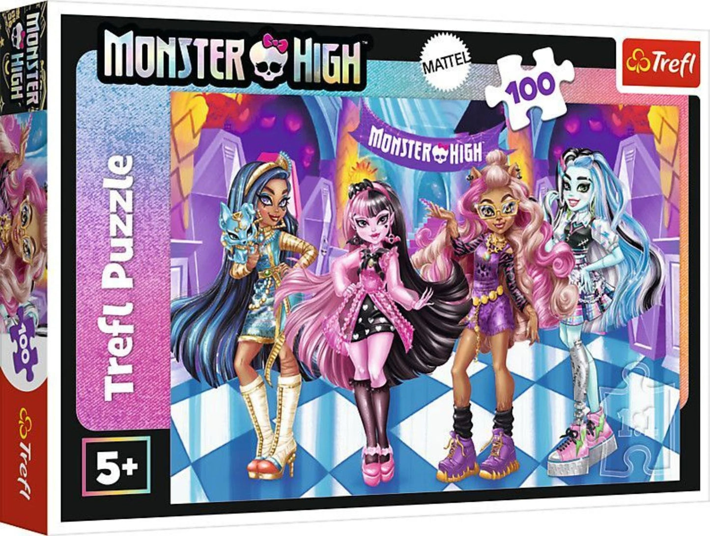 Ravensburger Monster High Bumper 4x100 Teile Puzzle-Set 60573