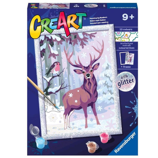 Ravensburger CreArt Frühling Eichhörnchen - Premium Malen nach Zahlen Set