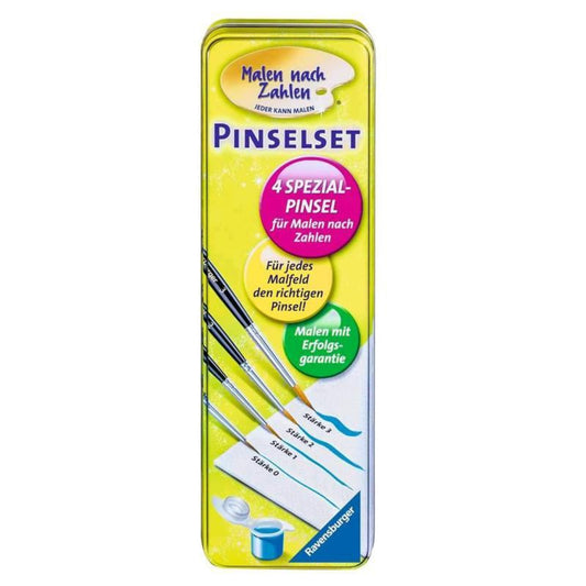 Ravensburger Malen nach Zahlen Pinselset in Blechd