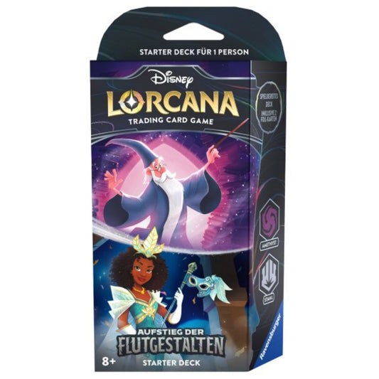 Disney Lorcana: Aufstieg der Flutgestalten - Starter Deck Amethyst und Stahl (Deutsch)