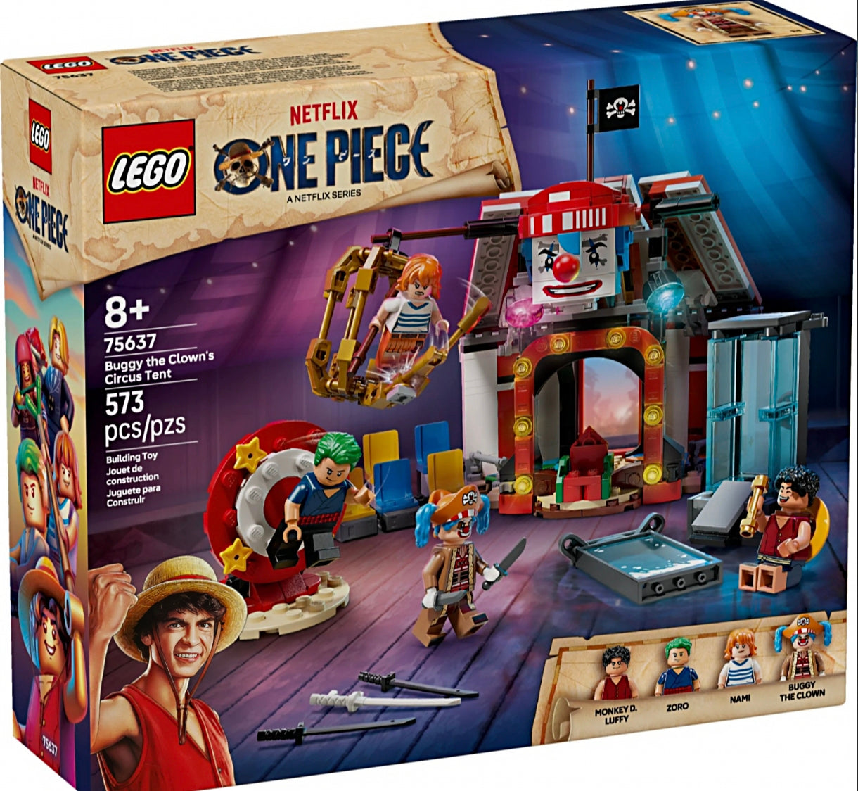 LEGO One Piece Zirkuszelt von Buggy dem Clown