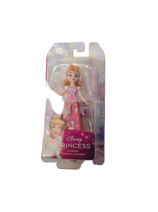 Disney Prinzessin Cinderella Puppe - rosa Glitzerkleid & beweglich