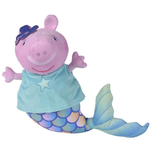 Peppa Pig Plüsch Meerjungfrau - Kuschelweiche Spielfigur 30cm