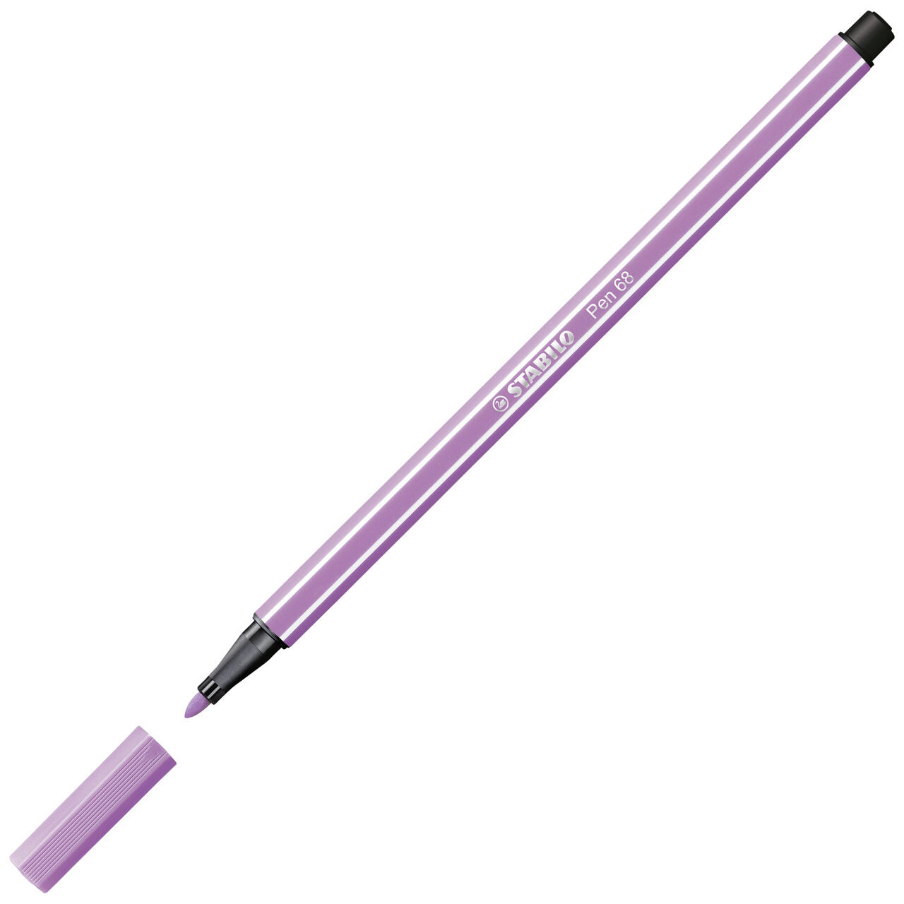 STABILO Pen 68 Filzstift flieder – 1 mm Einzelstift