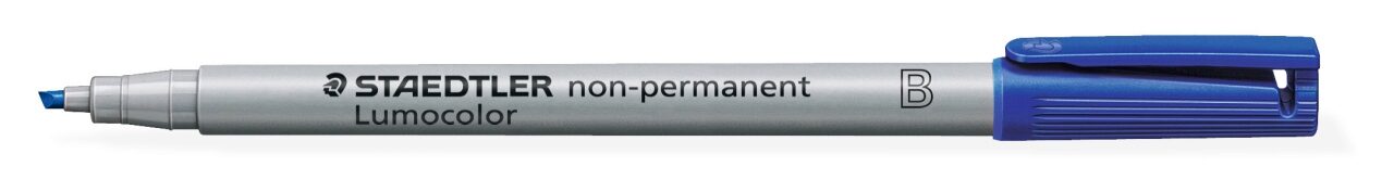 STAEDTLER Lumocolor non-perm. Folienstift M 0,8mm blau 312-3