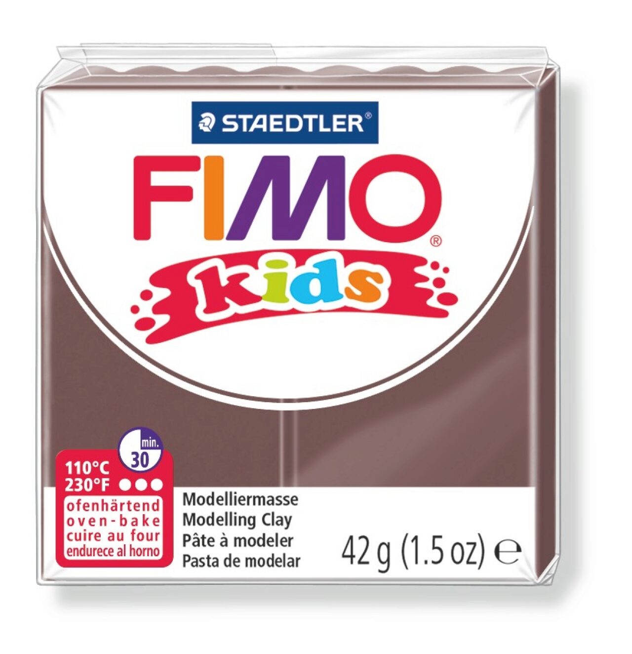 STAEDTLER FIMO kids Modelliermasse 42g braun ofenhärtend