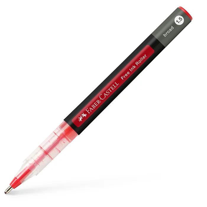 Faber-Castell Free Ink Roller 1,5mm grau/rot