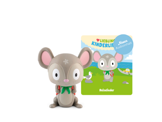 tonies® Lieblings-Kinderlieder Reiselieder - 30 Abenteuerlieder für kleine Entdecker