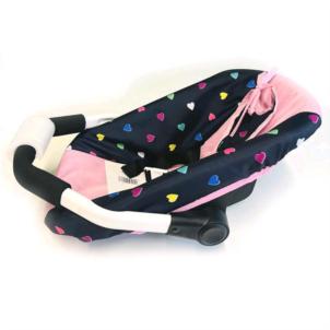 Toy Toy Toy Puppen-Trageschale Heart mit Lätzchen und Sicherheitsgurt
