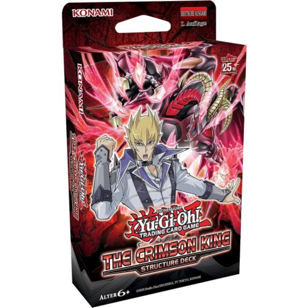 Yu-Gi-Oh! Structure Deck The Crimson King - Jack Atlas- deutsche Karten - 1. Auflage