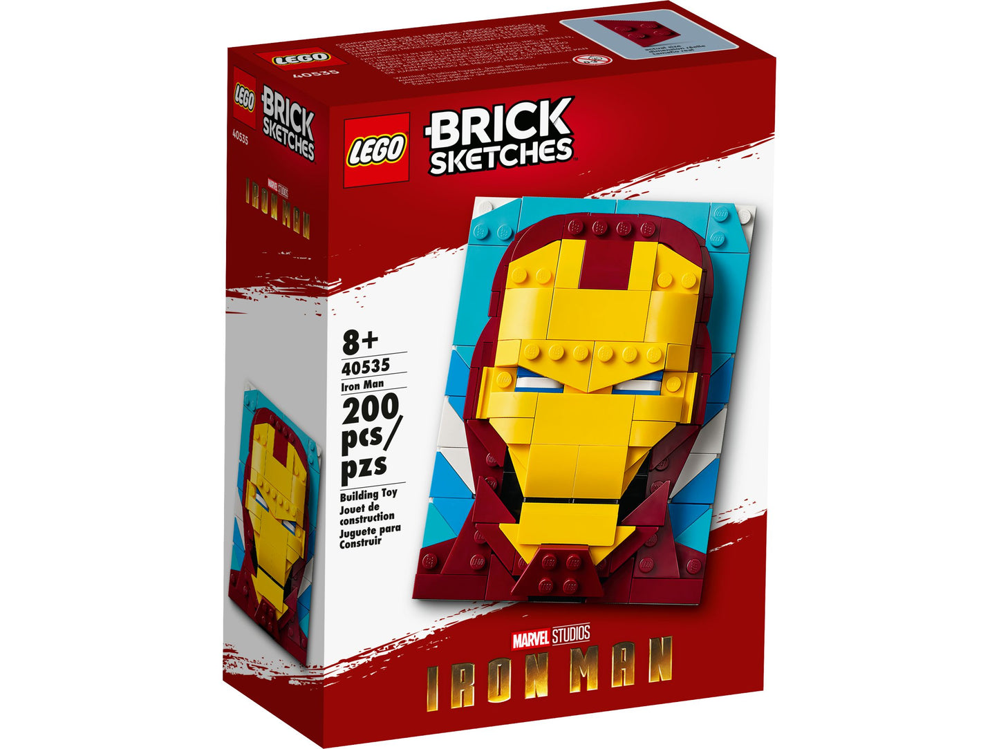 LEGO® Brick Sketches 40535 Iron Man - 200 Teile