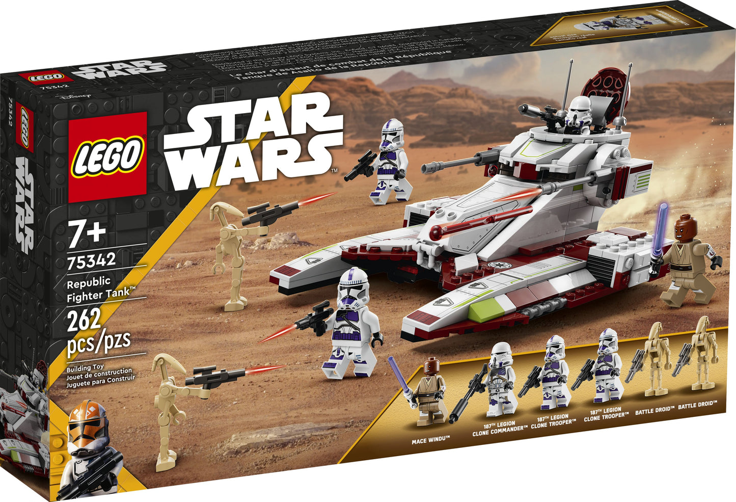 LEGO® Star Wars 75342 Republic Fighter Tank™ - 262 Teile