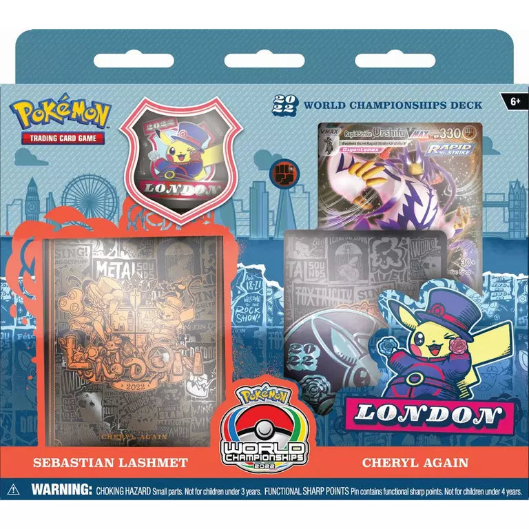 Pokemon 2022 World Championship Deck Sebastian Lashmet Urshifu-VMAX Englisch - Peer Online Shop