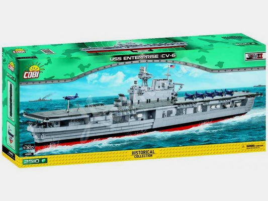 COBI-4815 Historical Collection WWII WAR SHIPS USS Enterprise (CV-6) Schlachtschiff - Peer Online Shop