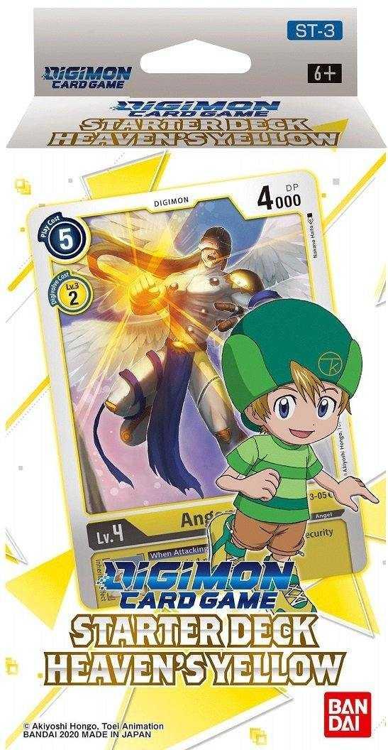 Digimon Card Game - HEAVEN'S YELLOW STARTER DECK ST-3 EN - Peer Online Shop