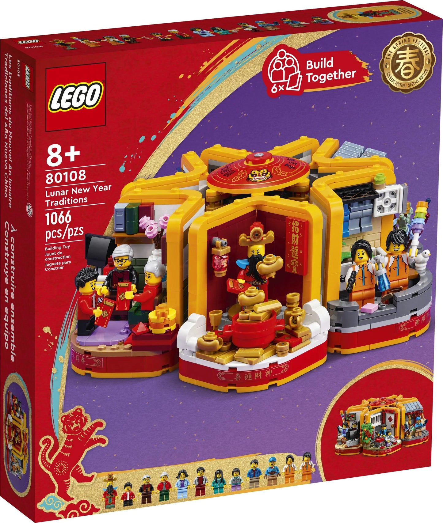 LEGO® 80108 Mondneujahrstraditionen Chinese Festival - 1066 Teile - Peer Online Shop