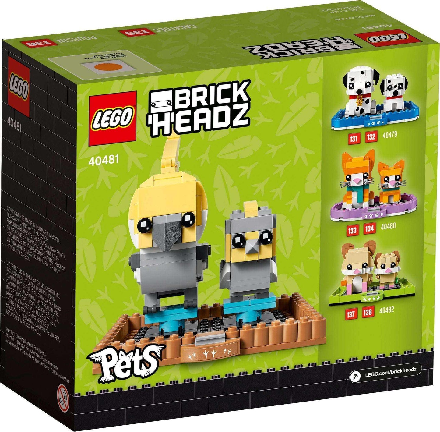 LEGO® BrickHeadz 40481 Nymphensittich - 219 Teile - Peer Online Shop