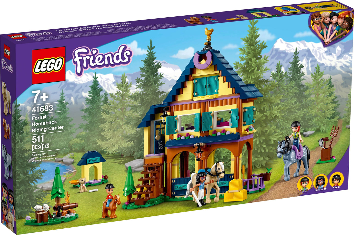 LEGO® Friends 41683 Reiterhof im Wald - 511 Teile - Peer Online Shop