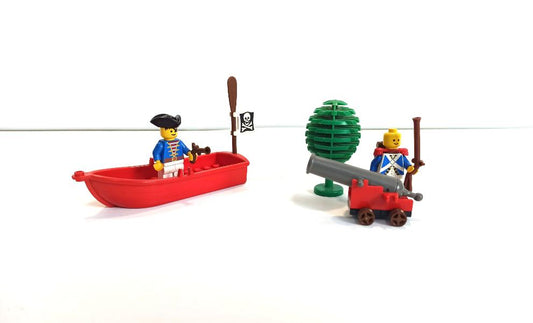 LEGO® Sortiment Blauröcke Imperial vs Pirates Kanone Boot Flagge Baum - Peer Online Shop