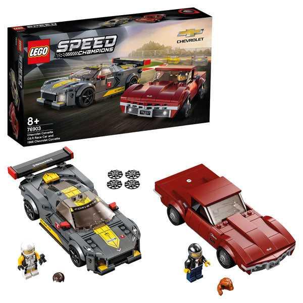 LEGO® Speed Champions 76903 Chevrolet Corvette C8.R & 1968 Chevrolet Corvette - 512 Teile - Peer Online Shop