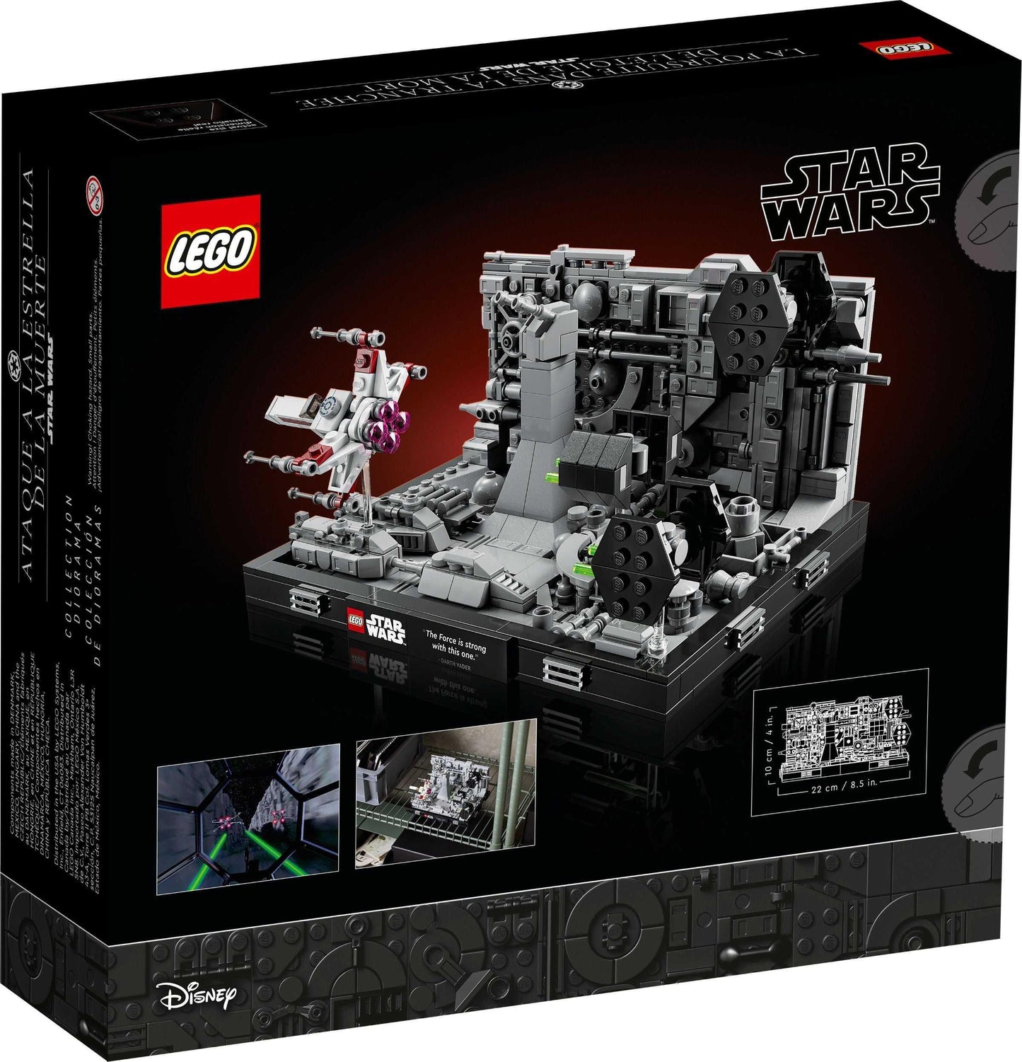 LEGO® Star Wars 75329 Death Star™ Trench Run Diorama - 665 Teile - Peer Online Shop
