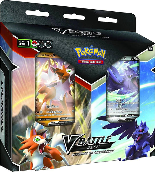 Pokemon TCG: Lycanroc V VS Corviknight V Battle Deck Bundle - ready to play - Peer Online Shop