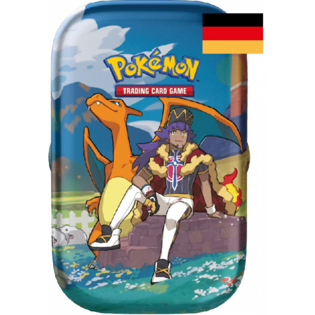 Pokemon Zenit der Könige: Delion & Glurak Mini Tin (deutsch) DE - 2 Booster Packs