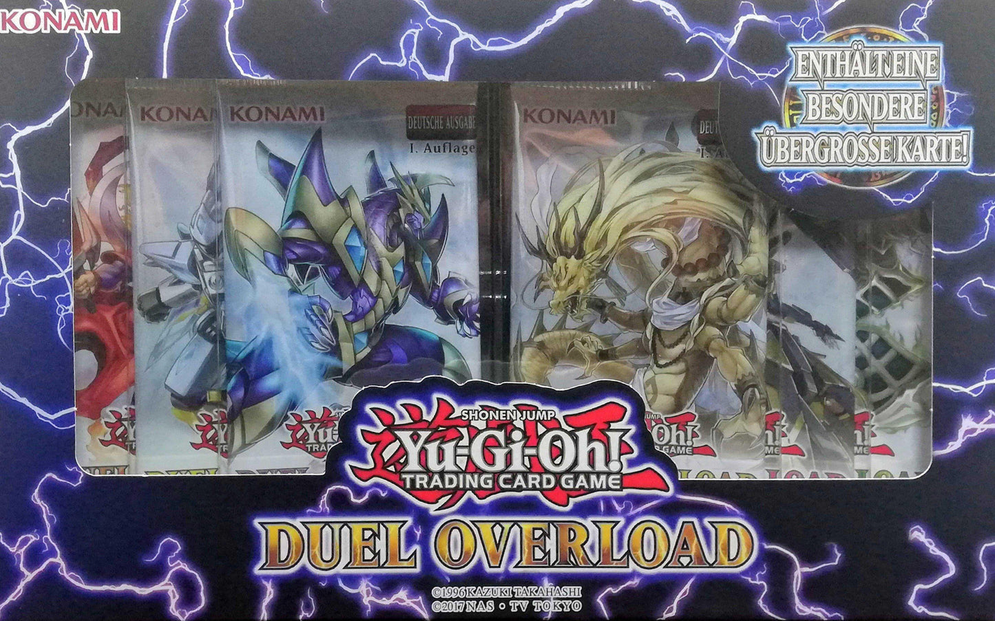 Yu-Gi-Oh! Duel Overload Box - 1. Auflage - Deutsche Karten - 6 Boosterpacks - Peer Online Shop