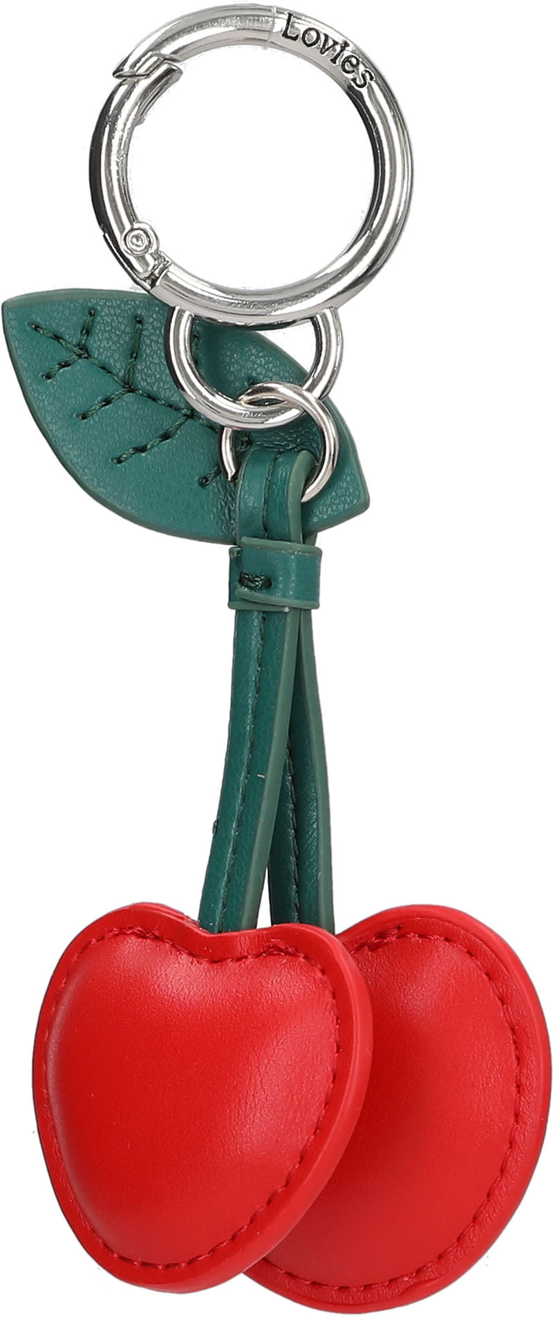 LOVIES Taschenanhänger Kirsche - Stylischer Charm für Tasche