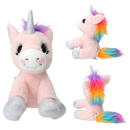 Ylvi Plüsch Einhorn rosa 21 cm - DEPESCHE