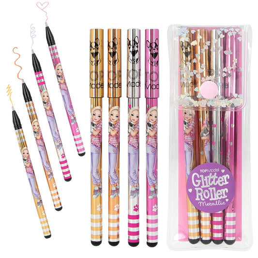 TOPModel Glitter Gel Metallic Set - 4 Stifte