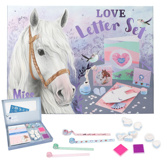 Miss Melody Love Letter Set - Briefpapier mit Stempel & Sticker