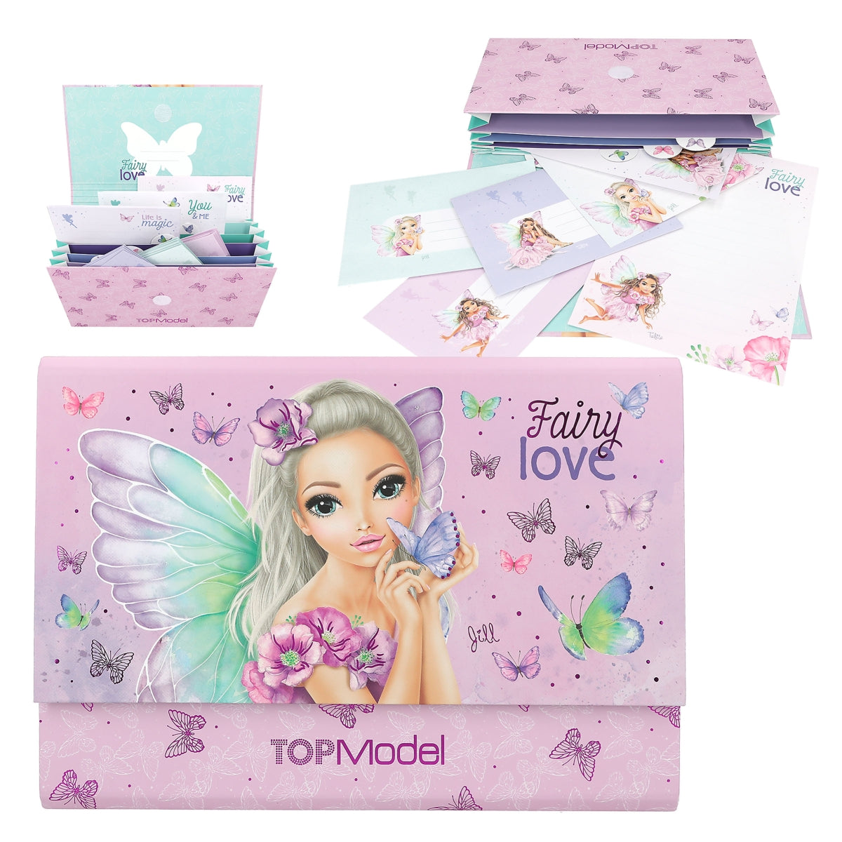 TOPModel Briefpapier-Set FAIRY LOVE in Fächermappe