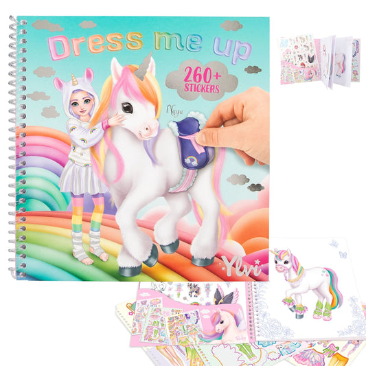 Ylvi Dress Me Up Stickerbuch - Magisches Anzieh-Abenteuer für Kinder