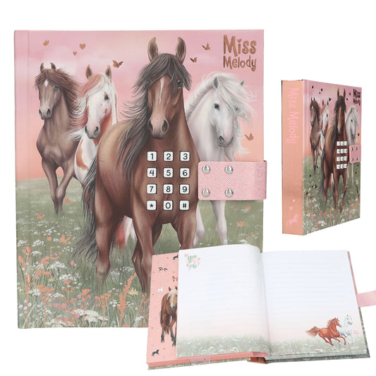 Miss Melody Tagebuch mit Code und Sound
