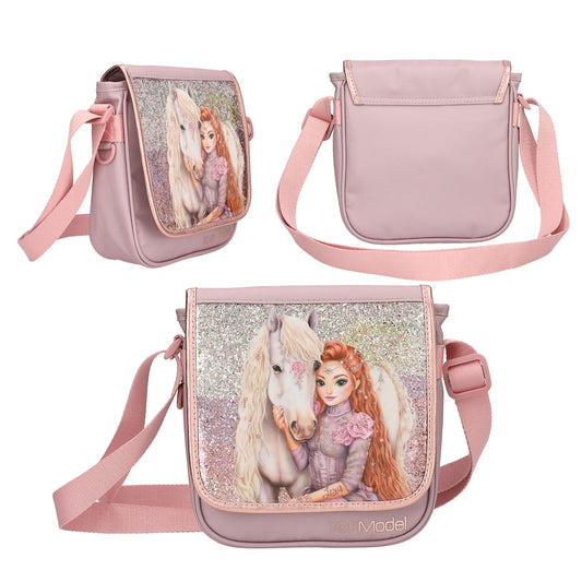 TOPModel Umhängetasche VIVA VIOLET mit Pferd & Glitzer