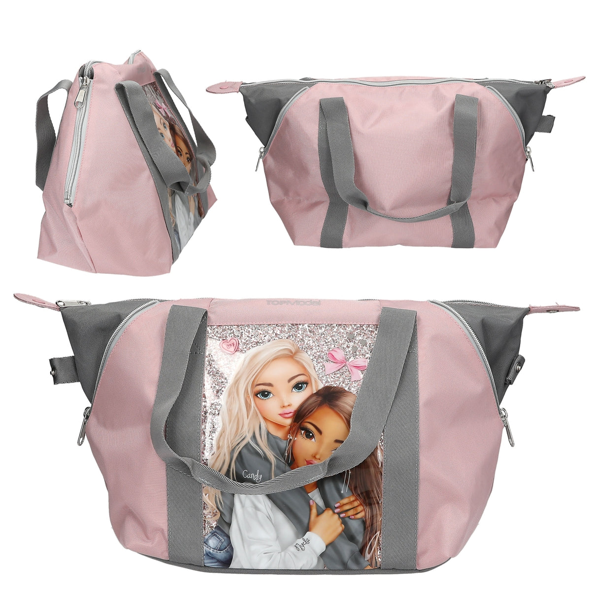 TOPModel Sporttasche MY BFF - Rosa Glitzer Turnbeutel