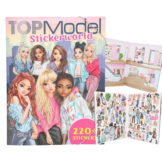TOPModel Stickerworld - 16 Seiten & 220 Sticker