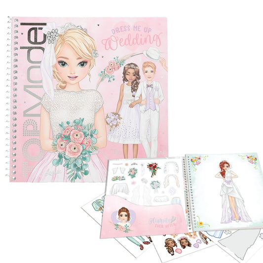 TOPModel Dress Me Up Stickerbuch Wedding - Hochzeits-Special