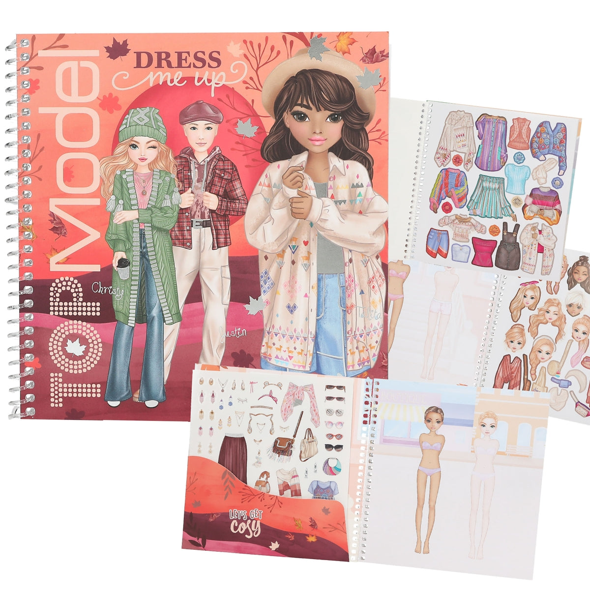 TOPModel Dress Me Up Stickerbuch COSY - Herbst & Winter Outfits