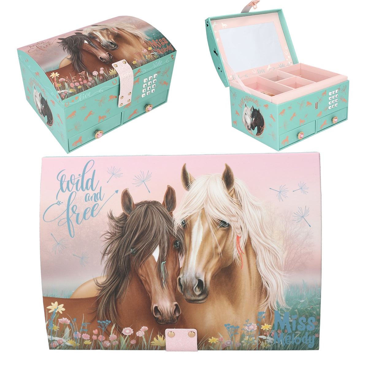 DEPESCHE Truhe - Dekorative Aufbewahrungsbox