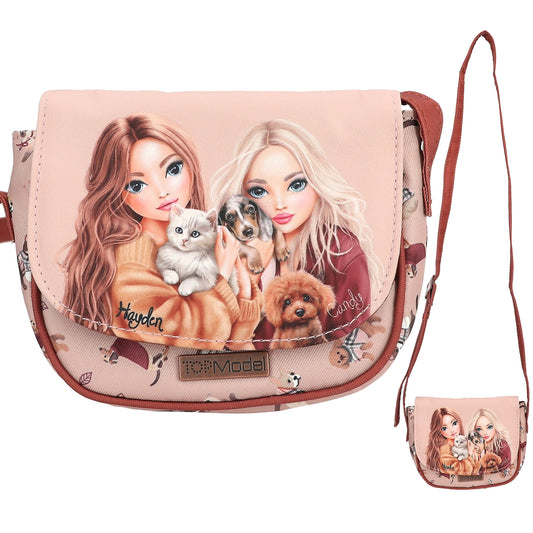 TOPModel Umhängetasche FUR EVER FRIENDS Rosa Kupfer