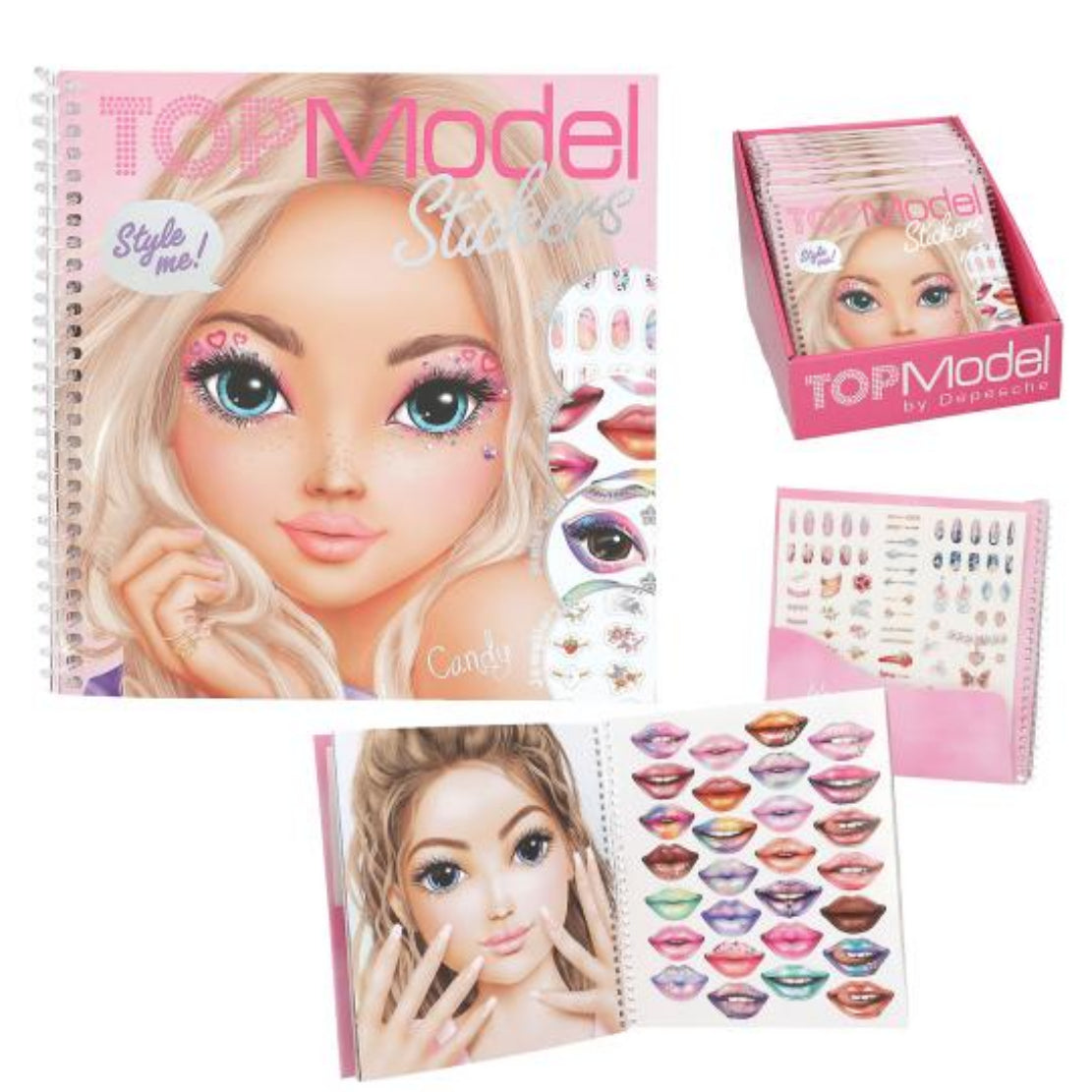 TOPModel Dress Me up Face Stickerbuch - Make-up & Beauty