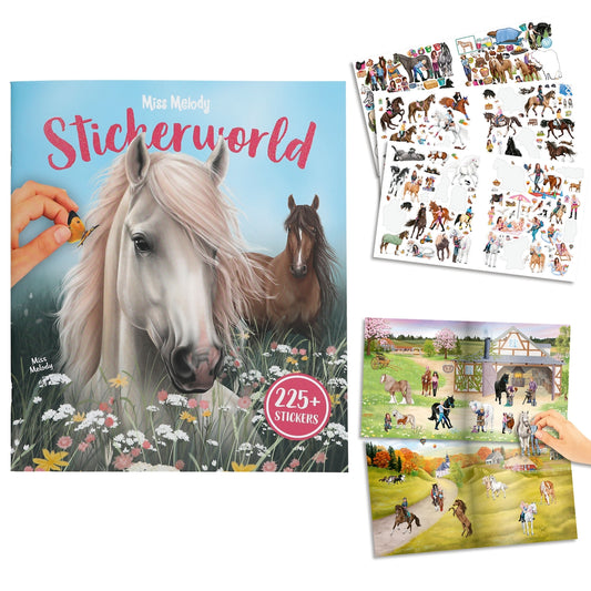 Miss Melody Stickerworld - Pferde-Stickerbuch